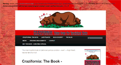 Desktop Screenshot of crazifornia.com